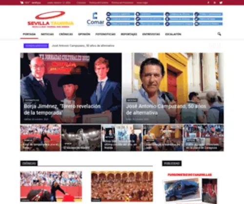 Sevillataurina.com(Sevilla Taurina) Screenshot