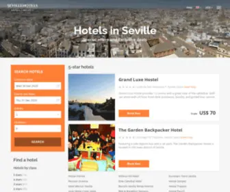 Sevillehotels360.com(Seville hotels & apartments) Screenshot