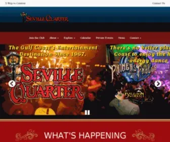 Sevillequarter.com(Seville Quarter) Screenshot