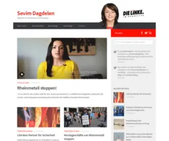 Sevimdagdelen.de(Sevim Dagdelen) Screenshot