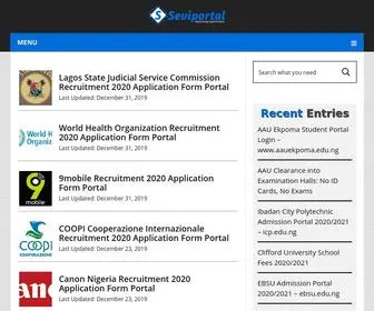Seviportal.com(Ultimate Information) Screenshot