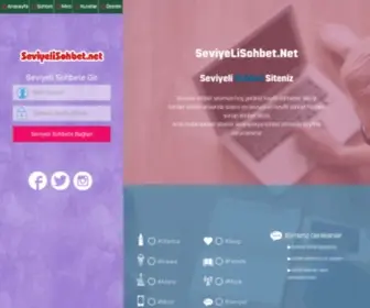 Seviyelisohbet.net(Sohbetchat) Screenshot