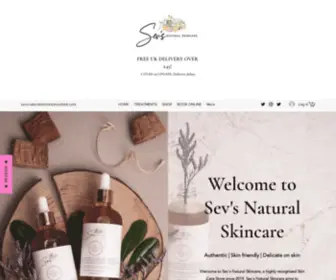 Sevsnaturalskincare.co.uk(Natural Skincare) Screenshot