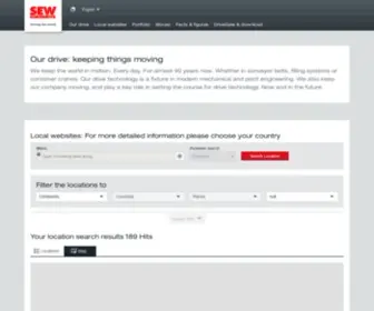 Sew-Eurodrive.com(Corporate Website) Screenshot