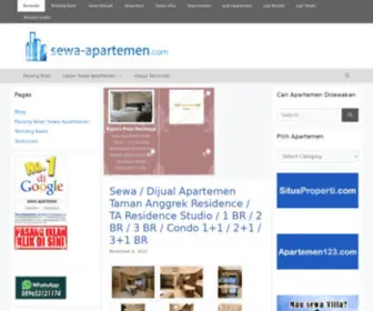 Sewa-Apartemen.com(Sewa Apartemen Harian Bulanan Tahunan Langsung Pemilik) Screenshot