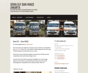 Sewaelf.com(Sewa Mobil HIACE DAN ELF) Screenshot