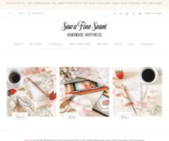 Sewafineseam.com(Sew a Fine Seam) Screenshot