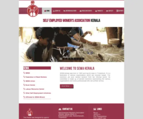 Sewakerala.org(SEWA Kerala) Screenshot