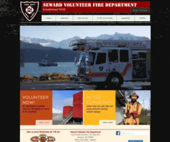 Sewardfire.com(Seward Volunteer Fire Department) Screenshot