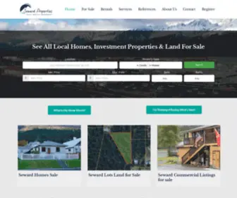 Sewardproperties.com(Seward Real Estate & Homes For Sale) Screenshot