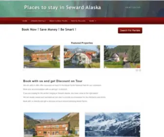 Sewardrental.com(Best Places to Stay in Seward Alaska) Screenshot