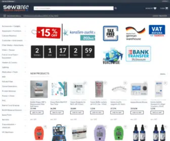 Sewatec.de(Marine Reef Supply) Screenshot