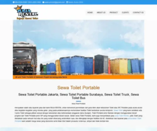 Sewatoiletportablemobile.com(SEWA TOILET PORTABLE) Screenshot