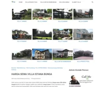 Sewavilladilembangbandung.net(HARGA SEWA VILLA ISTANA BUNGA) Screenshot