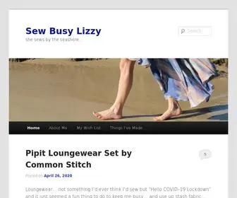 Sewbusylizzy.com(Sew Busy Lizzy) Screenshot