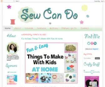 Sewcando.com(Sew Can Do) Screenshot