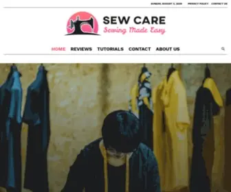 Sewcare.com(Find Best Sewing Machines with Expert's Guidance) Screenshot