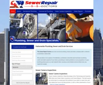 Sewerrepairdoctors.com(Plumbing and Sewer Repair) Screenshot