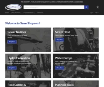 Sewershop.com(Sewer Cleaning Supplies for Plumbers & Contractors) Screenshot