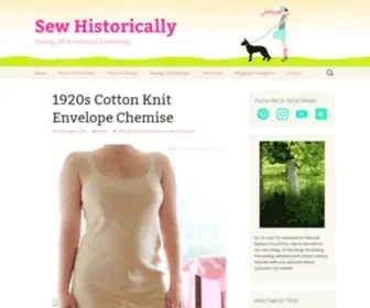 Sewhistorically.com(Sew Historically) Screenshot