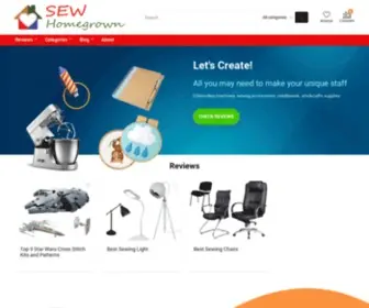 Sewhomegrown.com(Sew HomeGrown) Screenshot