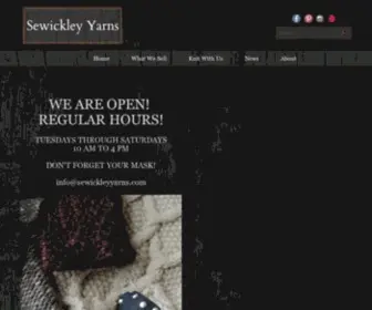 Sewickleyyarns.com(Sewickleyyarns) Screenshot