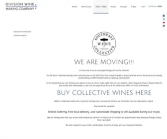 Sewinecollective.com(Division Wine Co) Screenshot