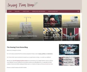 Sewingfromhome.com(Sewing From Home) Screenshot