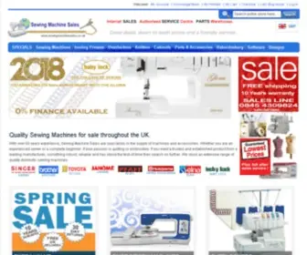 Sewingmachine-Sales.co.uk(Detailed Sewing Machine Information & Reviews) Screenshot