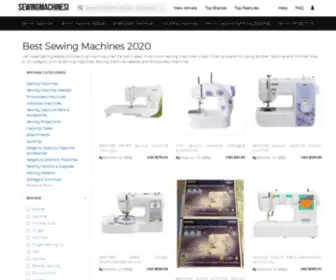 Sewingmachinesi.com(We inspected 9 greatest 2021 sewing machines over the last 2 years. Find which sewing machines) Screenshot