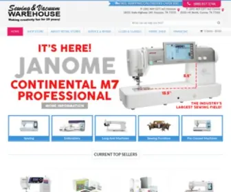 Sewingmachinewarehouse.com(Sewing Machine Warehouse) Screenshot