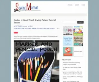 Sewingmamas.com(Sewing Mamas Blog) Screenshot
