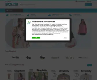 Sewingpatterns.shop(Dressmaking sewing patterns of over 50 pattern brands. A sewing pattern for every occassion) Screenshot