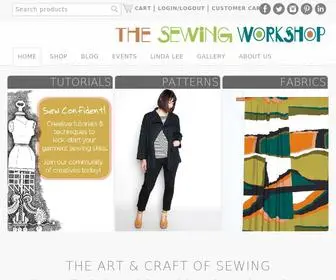 Sewingworkshop.com(The Sewing Workshop) Screenshot