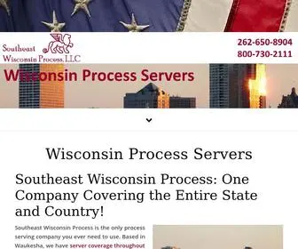 Sewiprocess.com(Wisconsin Process Servers) Screenshot