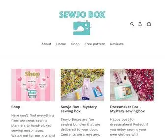 Sewjobox.com(Sewing subscription box UK) Screenshot