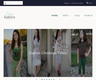 Sewkatricefabric.com(Sew Katrice Fabric) Screenshot