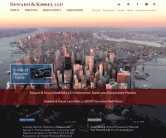 Sewkis.com(Seward & Kissel LLP) Screenshot