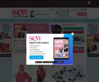 Sewmag.co.uk(The official Sew Magazine website) Screenshot