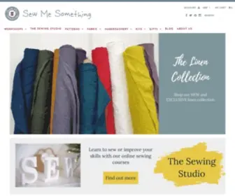 Sewmesomething.co.uk(Online fabrics and pdf/paper patterns) Screenshot