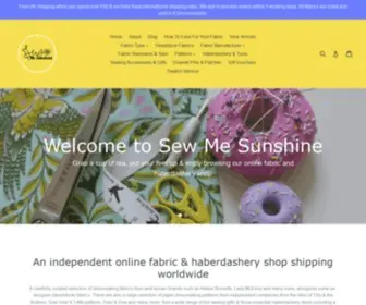 Sewmesunshine.co.uk(Sew Me Sunshine) Screenshot