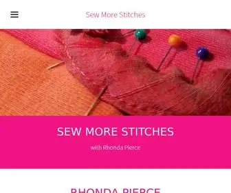 Sewmorestitches.com(Sew More Stitches) Screenshot