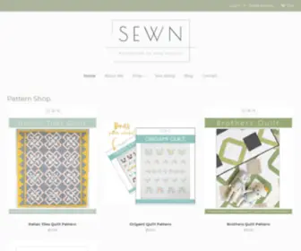 Sewnhandmade.com(Sewn Handmade by Amy Schelle) Screenshot