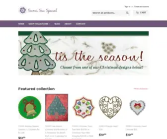 Sewspecial.com(Sew Special) Screenshot