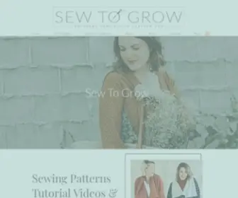 Sewtogrow.com.au(Sew To Grow with Lindsey Rae Designs) Screenshot