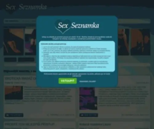 Sex-Seznamka.cz(Seznamka) Screenshot
