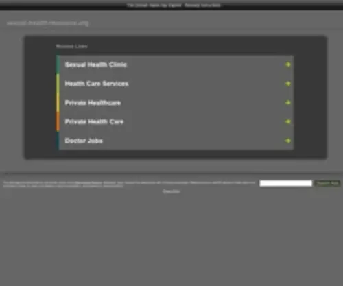 Sexual-Health-Resource.org(Health) Screenshot