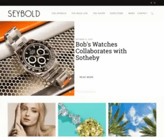 Seyboldjewelry.com(Seybold®) Screenshot