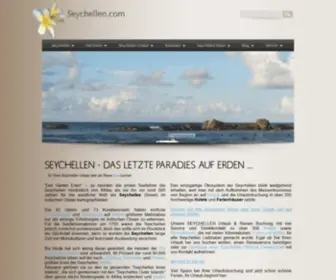 Seychellen.com(115 Inseln im indischen Ozean) Screenshot