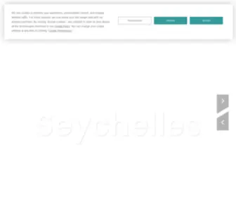 Seychelles.com(The Official Destination Website for the Seychelles Islands) Screenshot